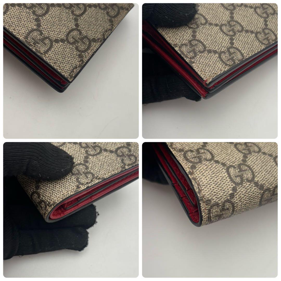 極美品　GUCCI チェリー　二つ折り　財布　ビジュー欠損なし　人気