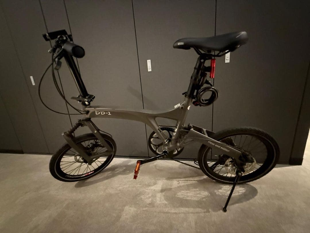 折りたたみ自転車 bd-1 グレー