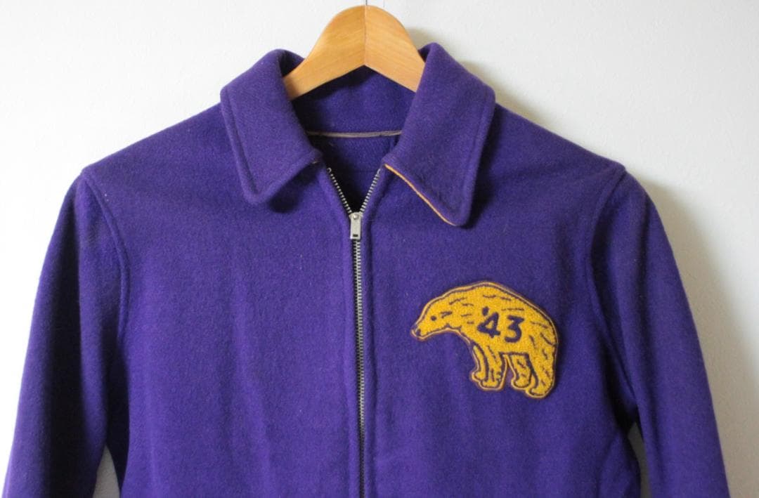 【40s ビンテージ】ツートーン ウール スポーツジャケット ピンチバック