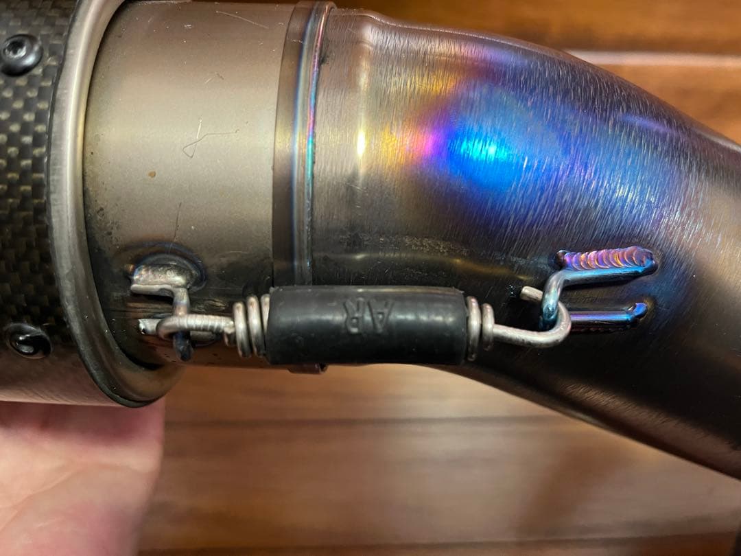 gsxr1000 用マフラー　純正エキパイとセット