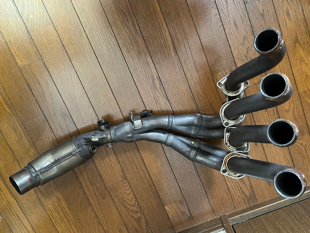 gsxr1000 用マフラー　純正エキパイとセット