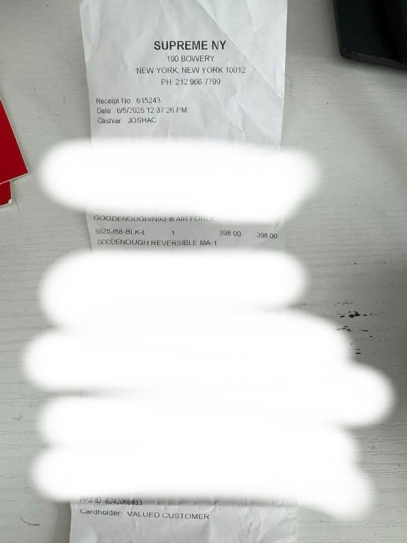 ジャケット・アウター Supreme Goodenough MA-1 black size L