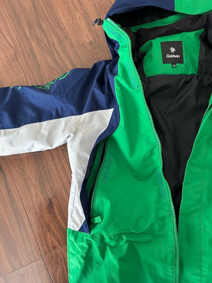 Goldwin サイズ調整付きスキーウェア上下セット ジュニア 150サイズ