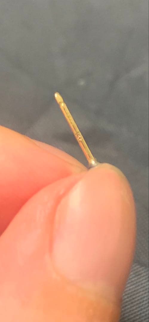 クロムハーツTNY E CH PLS タイニーECHプラスドロップピアスシルバー