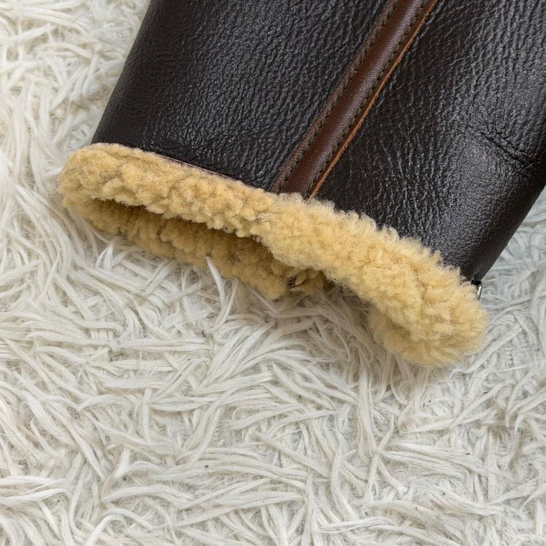 16416✨AERO LEATHER B-6 ムートン フライトジャケット 38