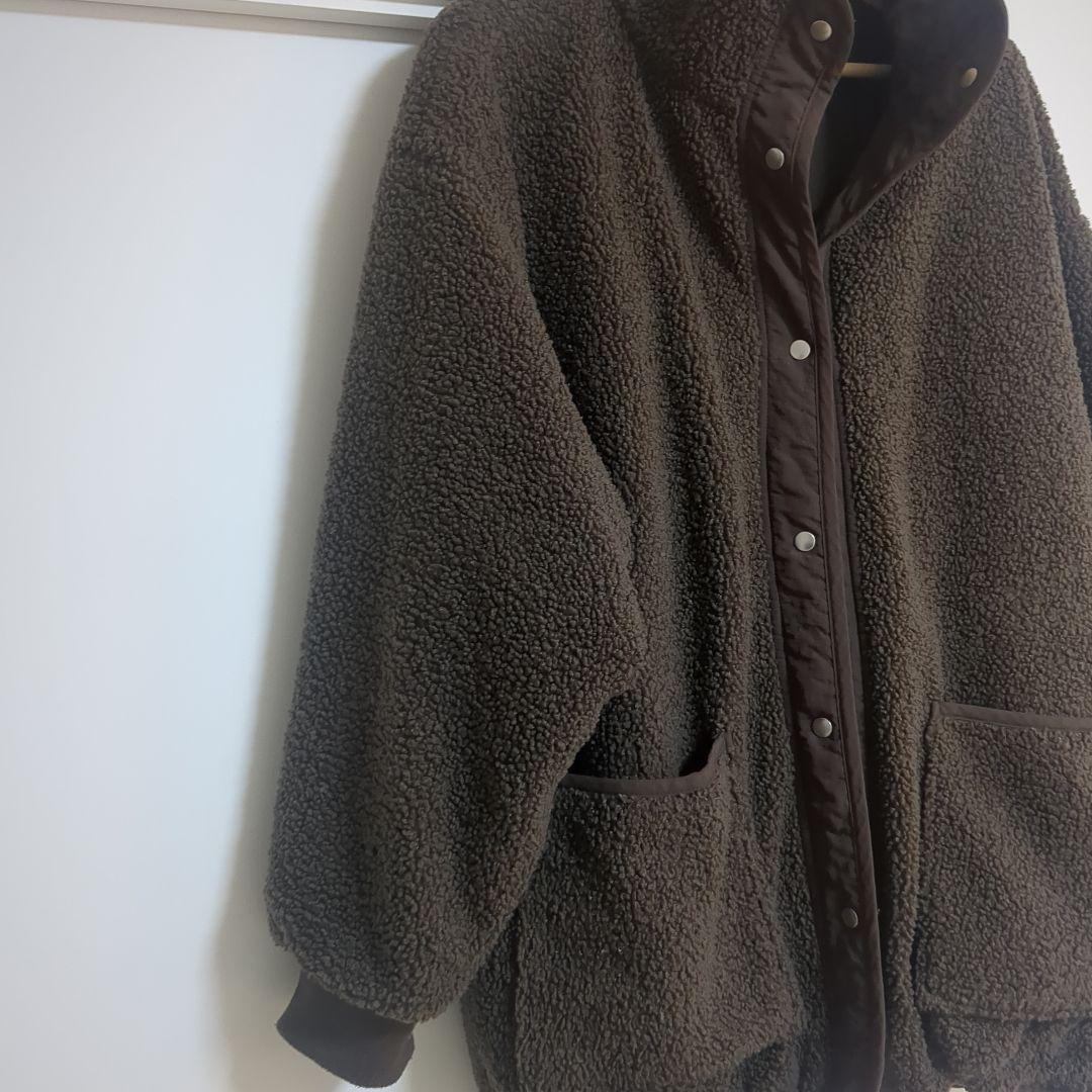 SLOBE IENA リバーシブルキルティングボアブルゾン