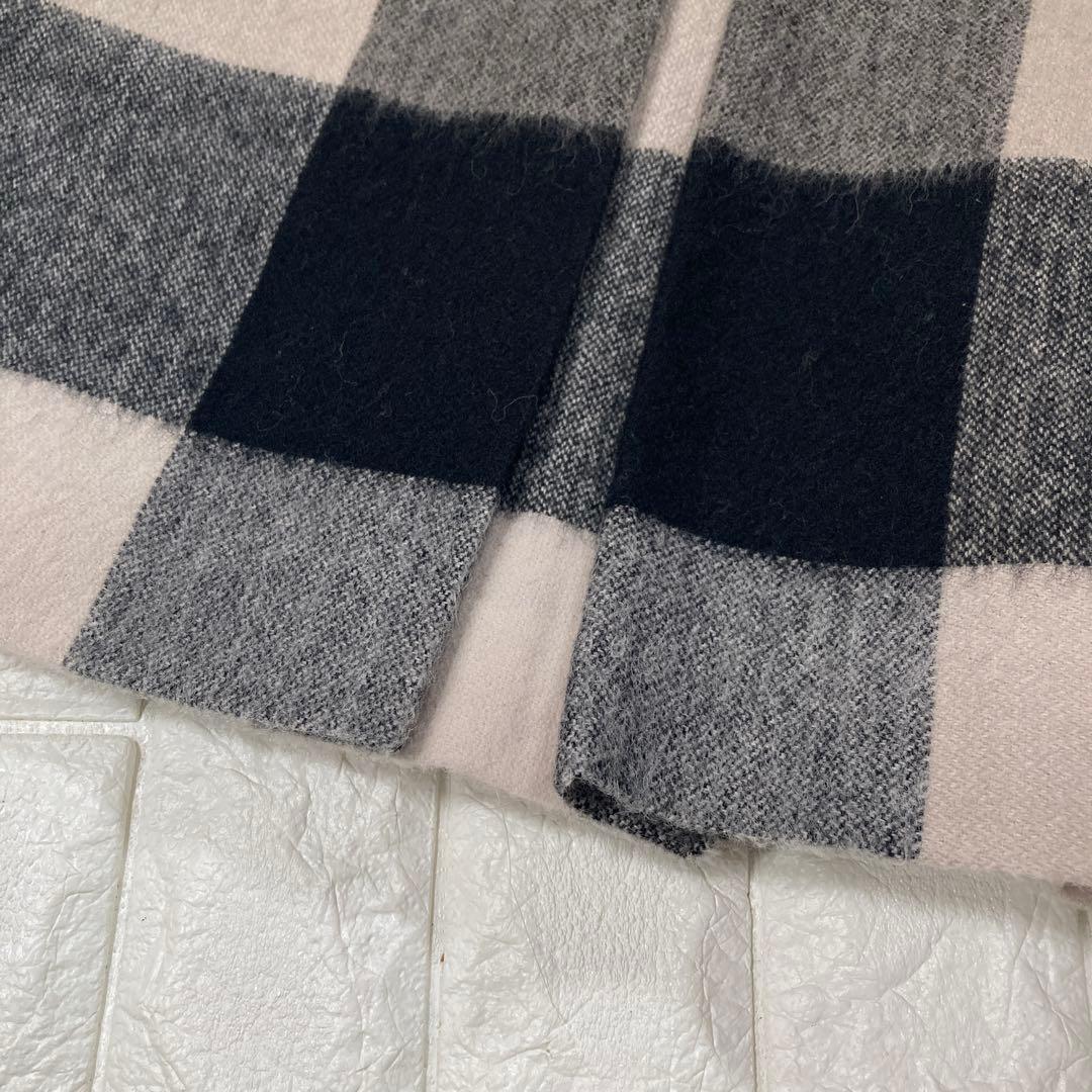 shimizu　グレースコンチネンタル　ポンチョ　フード　ファー