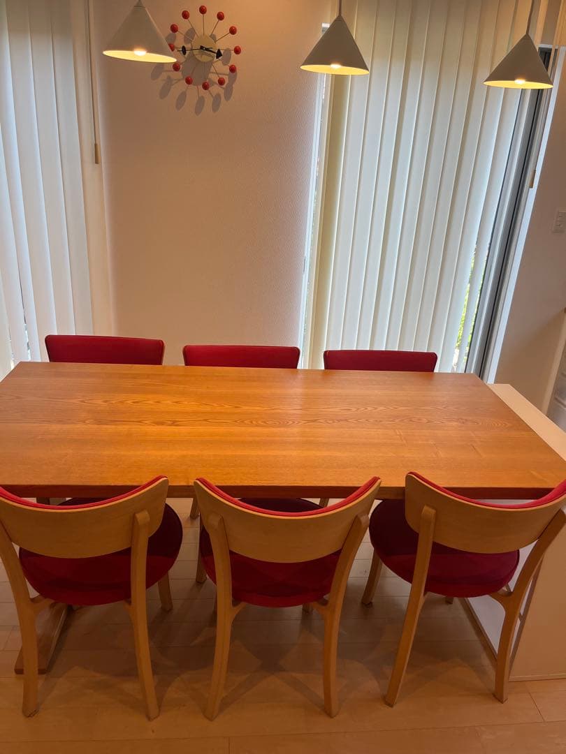 Fuji FURNITURE フジファニチア ダイニングチェア　北欧風　6脚