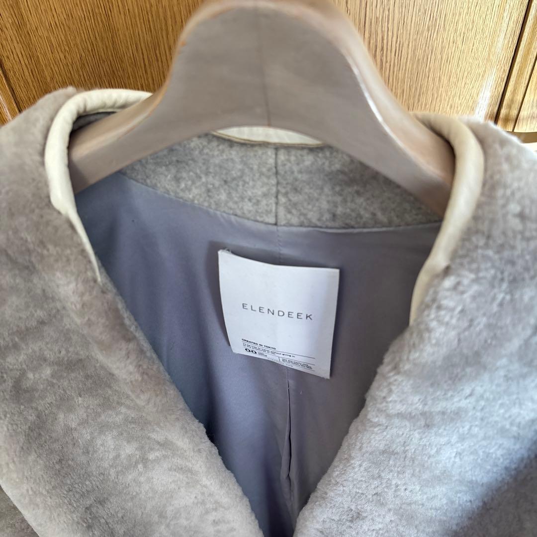 ELENDEEK リアルムートン コート