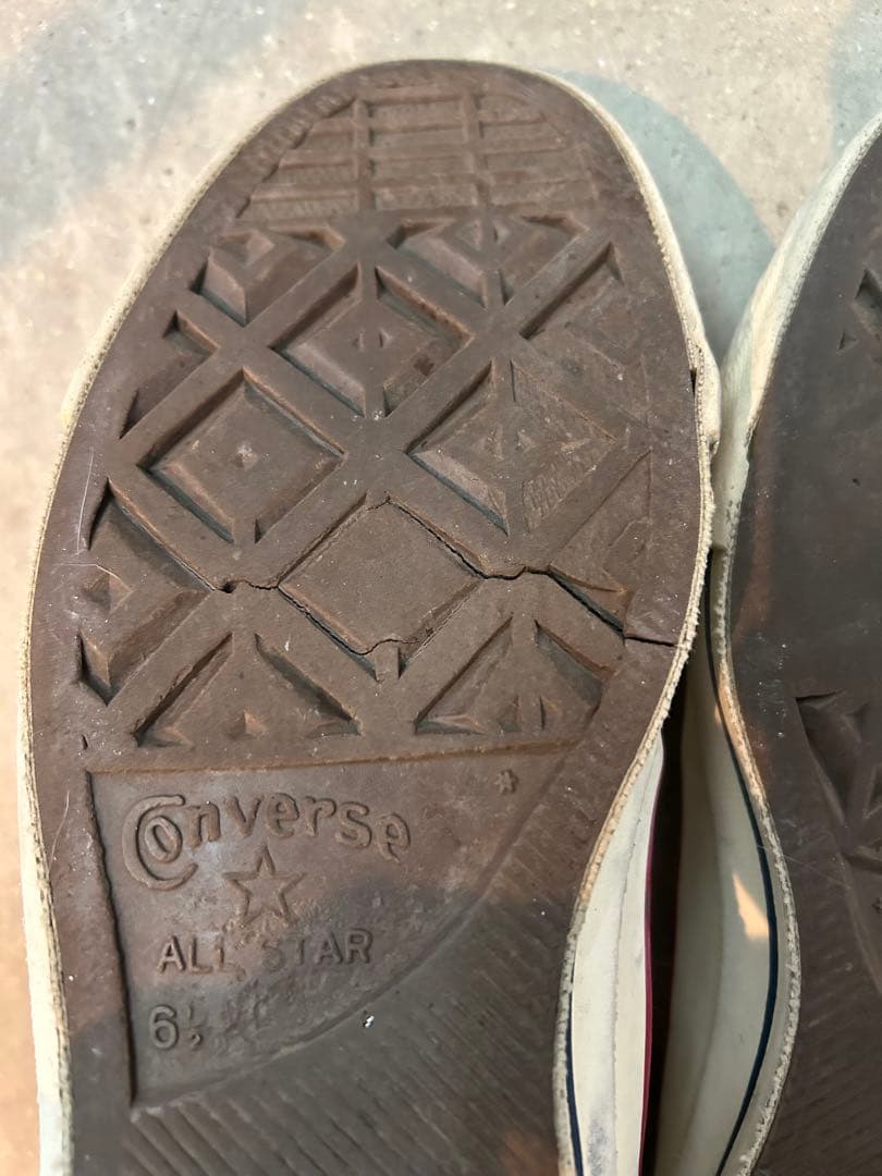 オールスター usa製　80s チャック　青枠　6 1/2