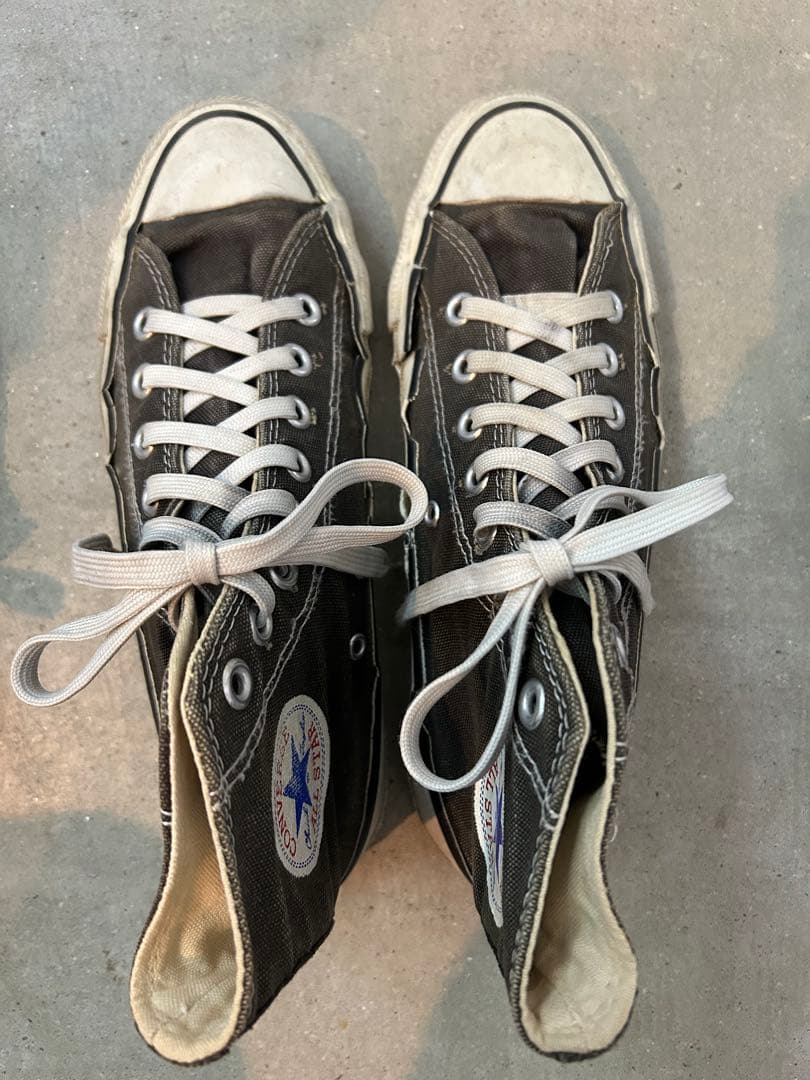 オールスター usa製　80s チャック　青枠　6 1/2