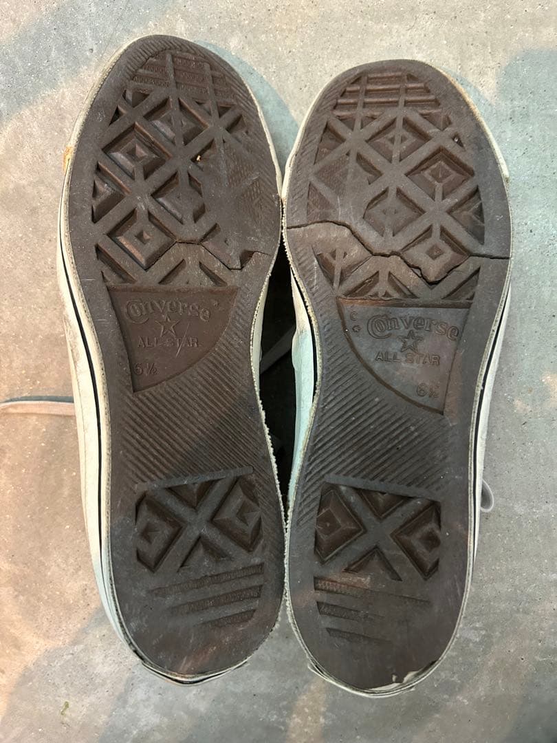 オールスター usa製　80s チャック　青枠　6 1/2