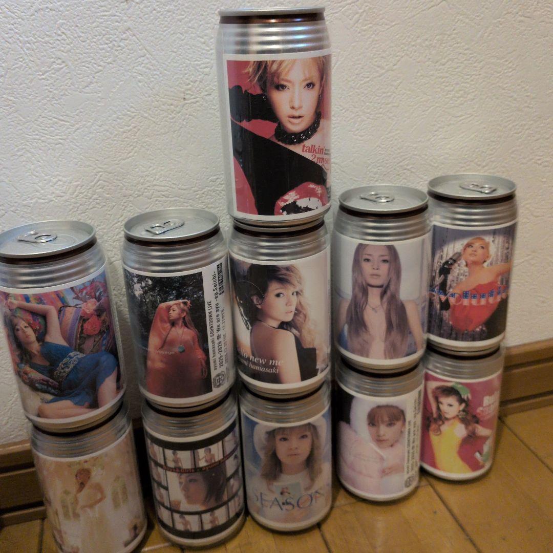 浜崎あゆみオリジナルラベル缶11種　自動販売機　あゆ缶