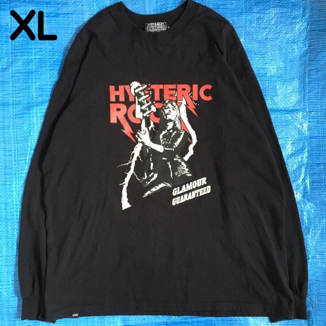 ヒステリックグラマー★ ROCK CITY⬛︎ロンT⬛︎長袖カットソー⬛︎XL