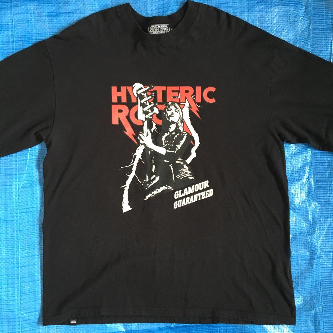 ヒステリックグラマー★ ROCK CITY⬛︎ロンT⬛︎長袖カットソー⬛︎XL