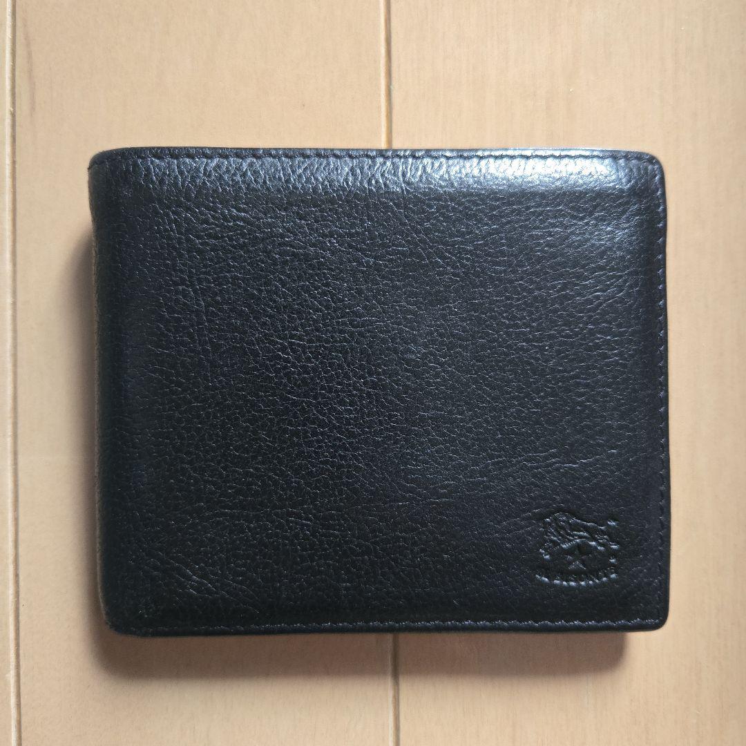 イルビゾンテ　黒レザー 二つ折り財布
