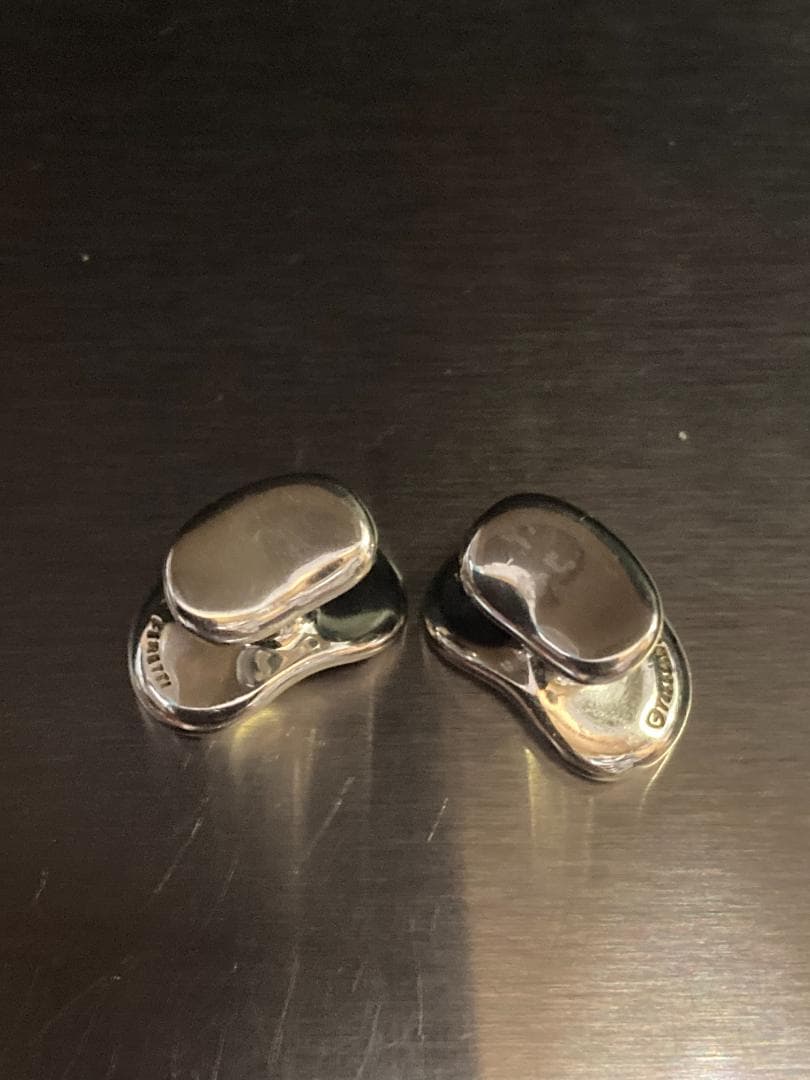 美品 ティファニー ビーンズ カフス ラージ エルサペレッティ シルバー