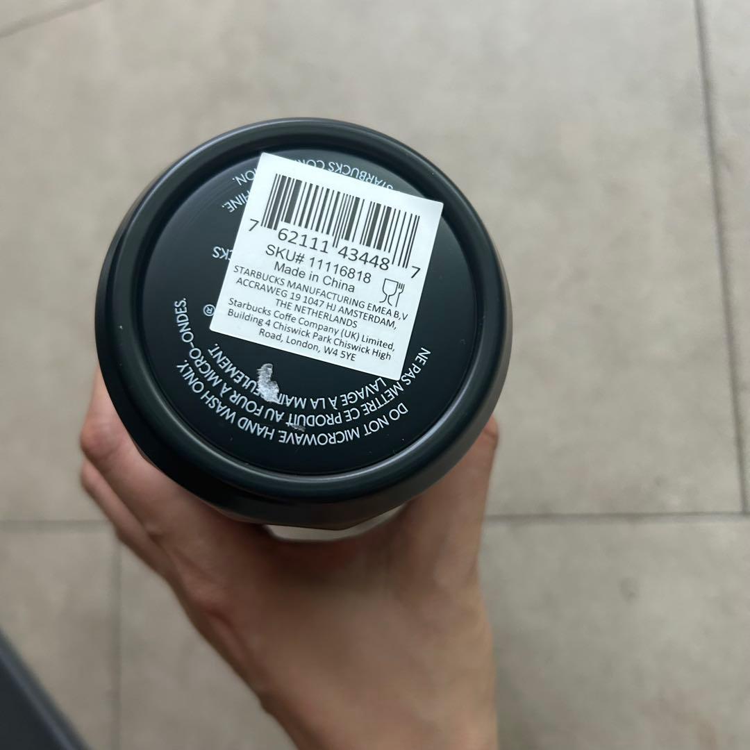 海外　限定　ヨーロッパ　スターバックス　マットブラック　ステンレスタンブラー
