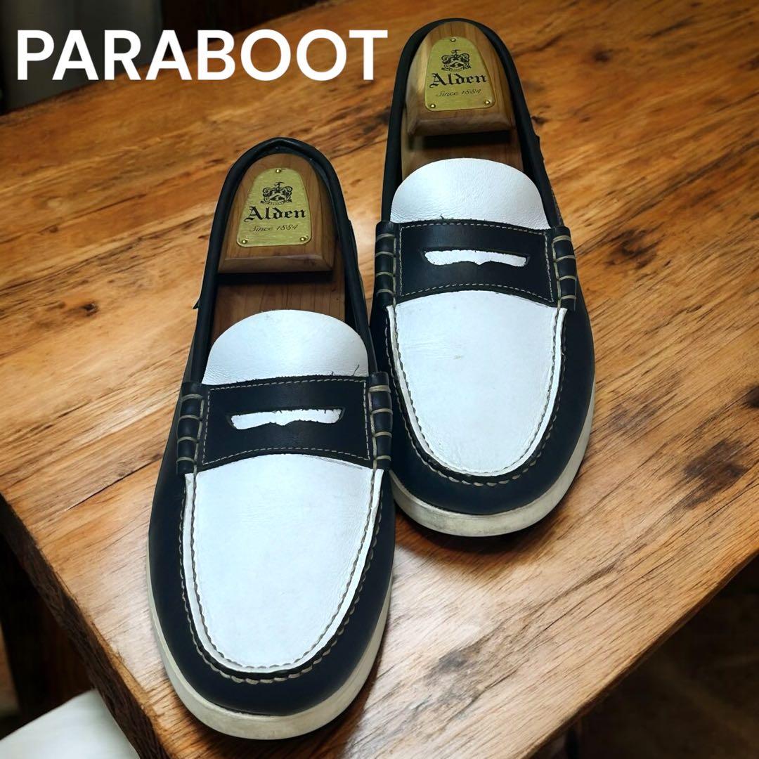 美品　パラブーツ×SHIPS CORAUX×MARINEローファー　7 1/2