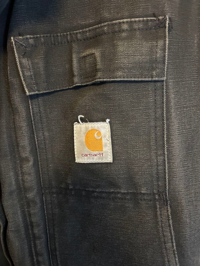 星タグ Carhartt カーハート トラディショナルコート ブラック