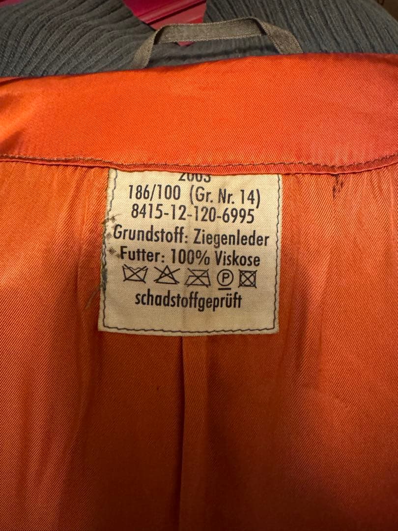 ドイツ軍レザージャケット00s軍実物