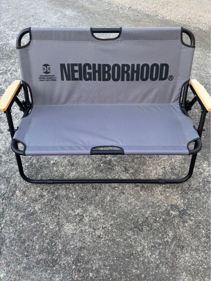 NEIGHBORHOOD アウトドアベンチ グレー