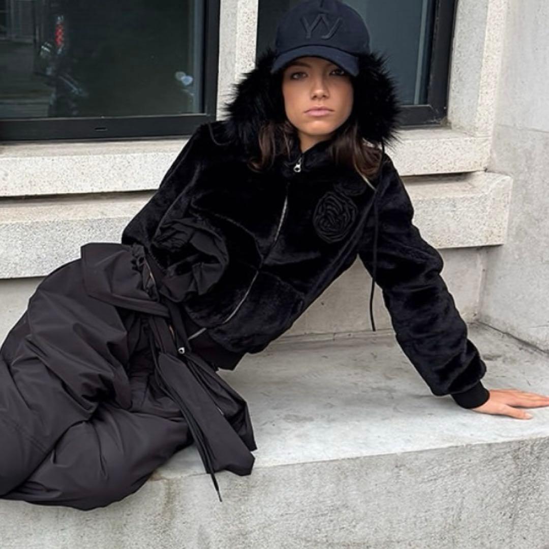 openyy オープンワイワイ　韓国　ジャケット　ファージャケット　アウター