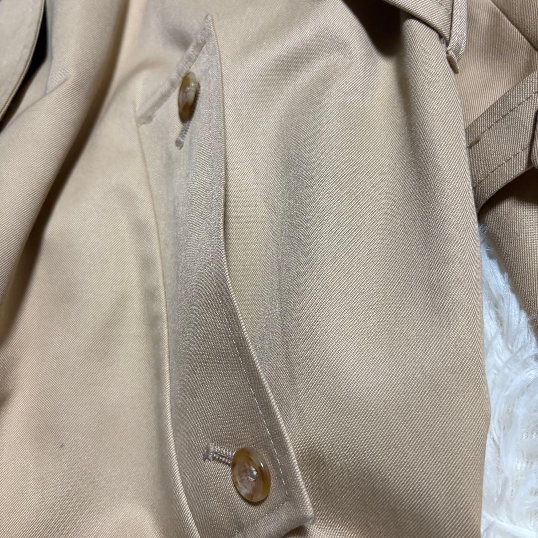 【極美品】アクアスキュータム　トレンチコートクラブチェック　L Aqua5