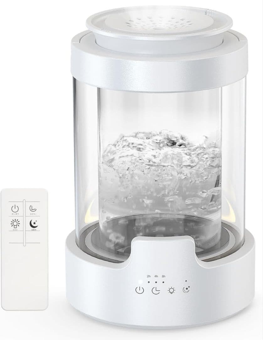 JUUE　加湿器 スチーム式 加熱式 3L ガラス 100℃沸騰