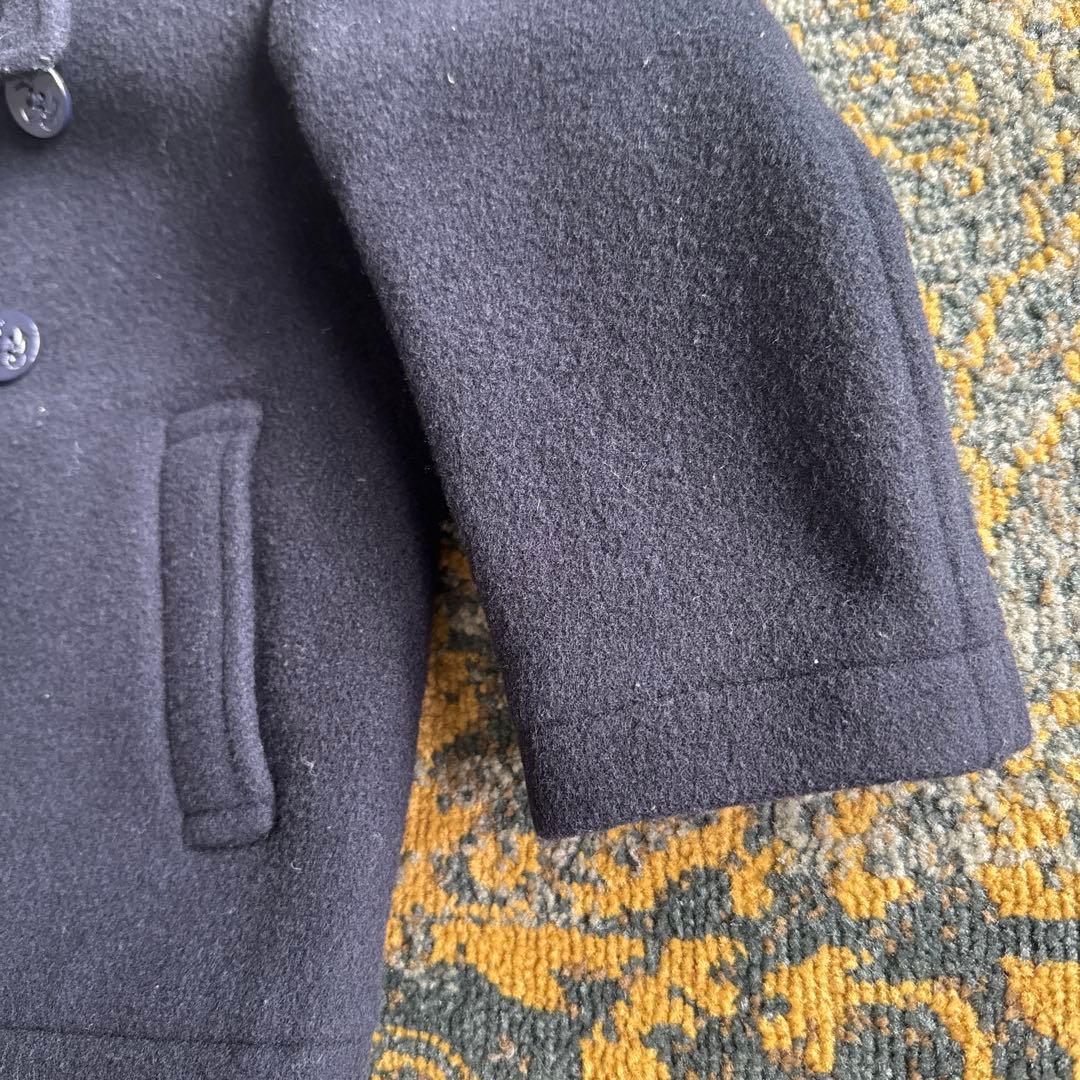 【美品、familiar 】ウールコート ネイビー110 お受験　フォーマル