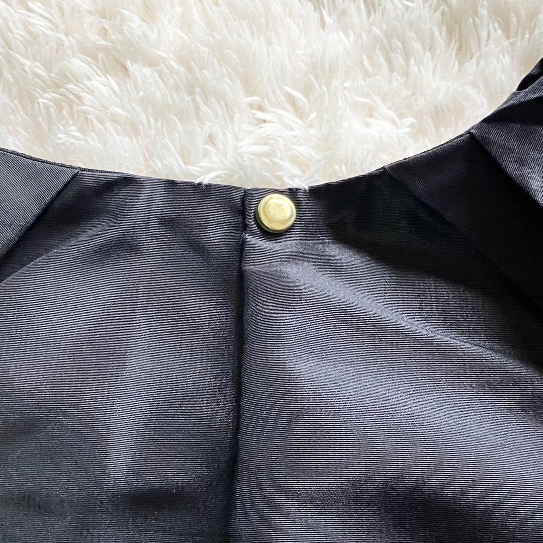 【美品】ストラスブルゴ　ジャケット　ボリュームスリーブ　ブラック　シルク混　L