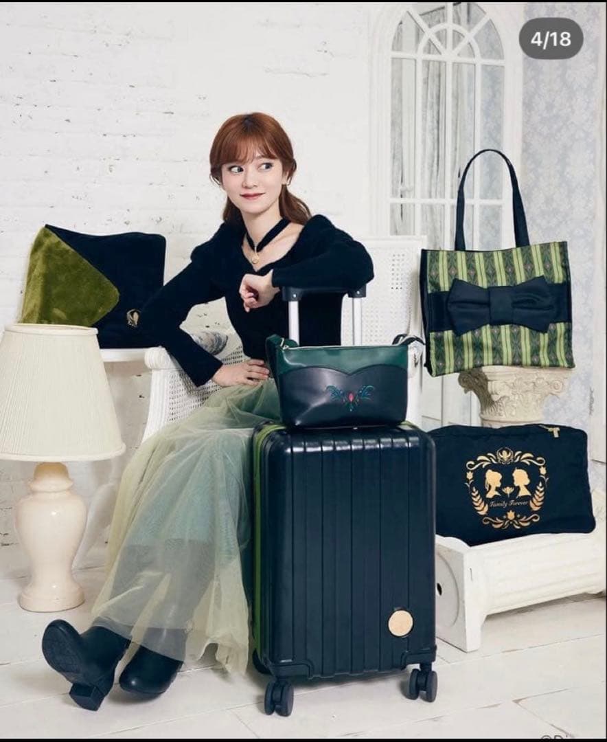 しまむら　ちはるさんコラボ　キャリーケース他5点セット　アナ雪　ハッピーバッグ