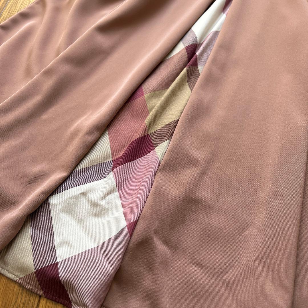 ブルーレーベルクレストブリッジ38ピンク ツイルトレンチコート 極美品