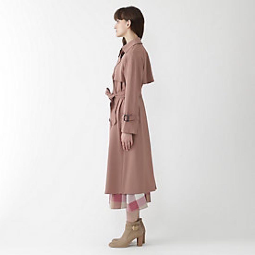 ブルーレーベルクレストブリッジ38ピンク ツイルトレンチコート 極美品