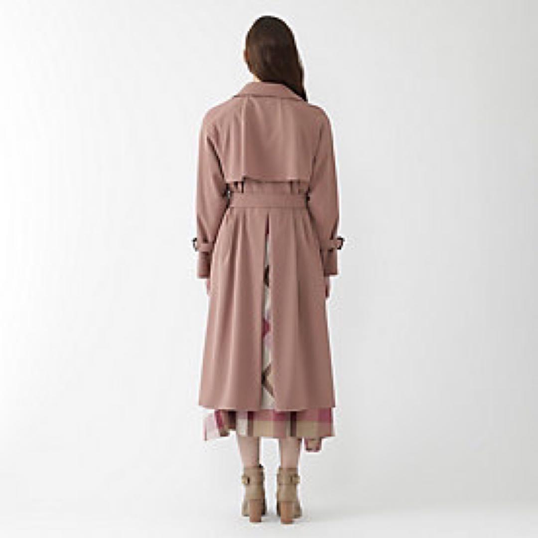 ブルーレーベルクレストブリッジ38ピンク ツイルトレンチコート 極美品