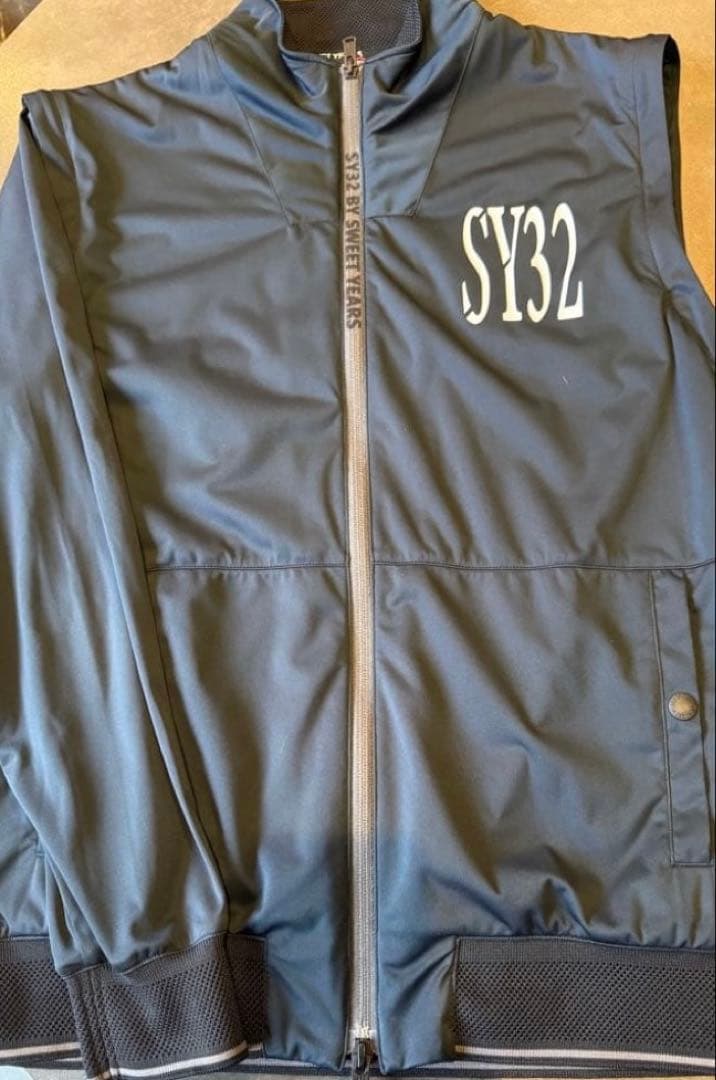 SY32 BY SWEET YEARS ゴルフメンズジャケットLブラック