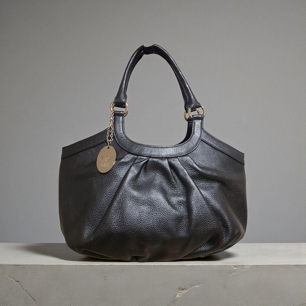 akiko　 HAMANO 濱野皮革工藝 上質レザー ギャザートート 美品