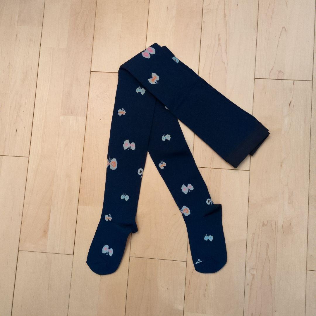 新品 minä perhonen hanahane 蝶柄タイツ 36～38