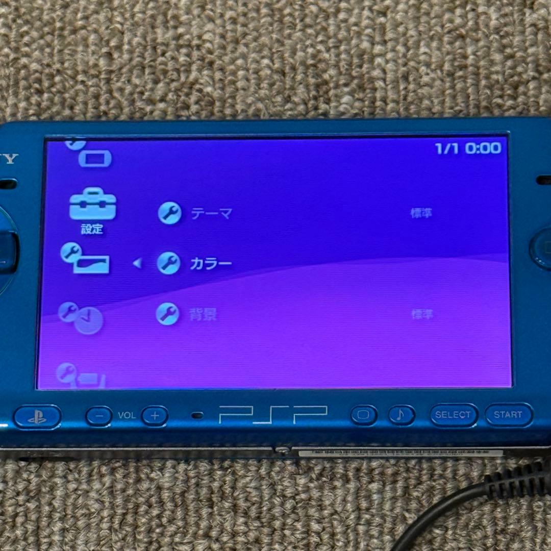 PSP-3000 本体 バイブラントブルー