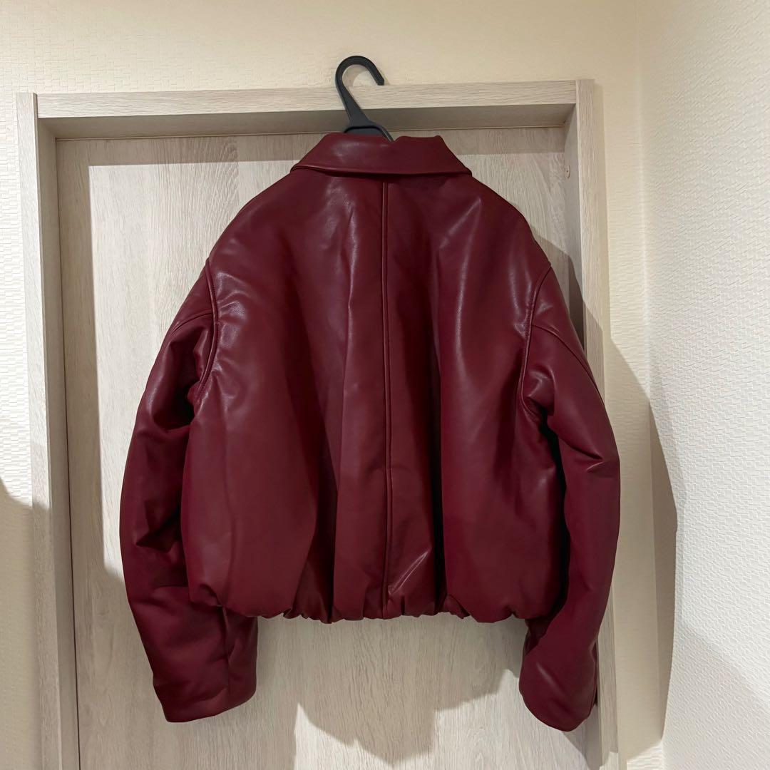 SeaRoomlynn✴︎シールームリン✴︎ ECOレザーPUFFY Zipブルゾン