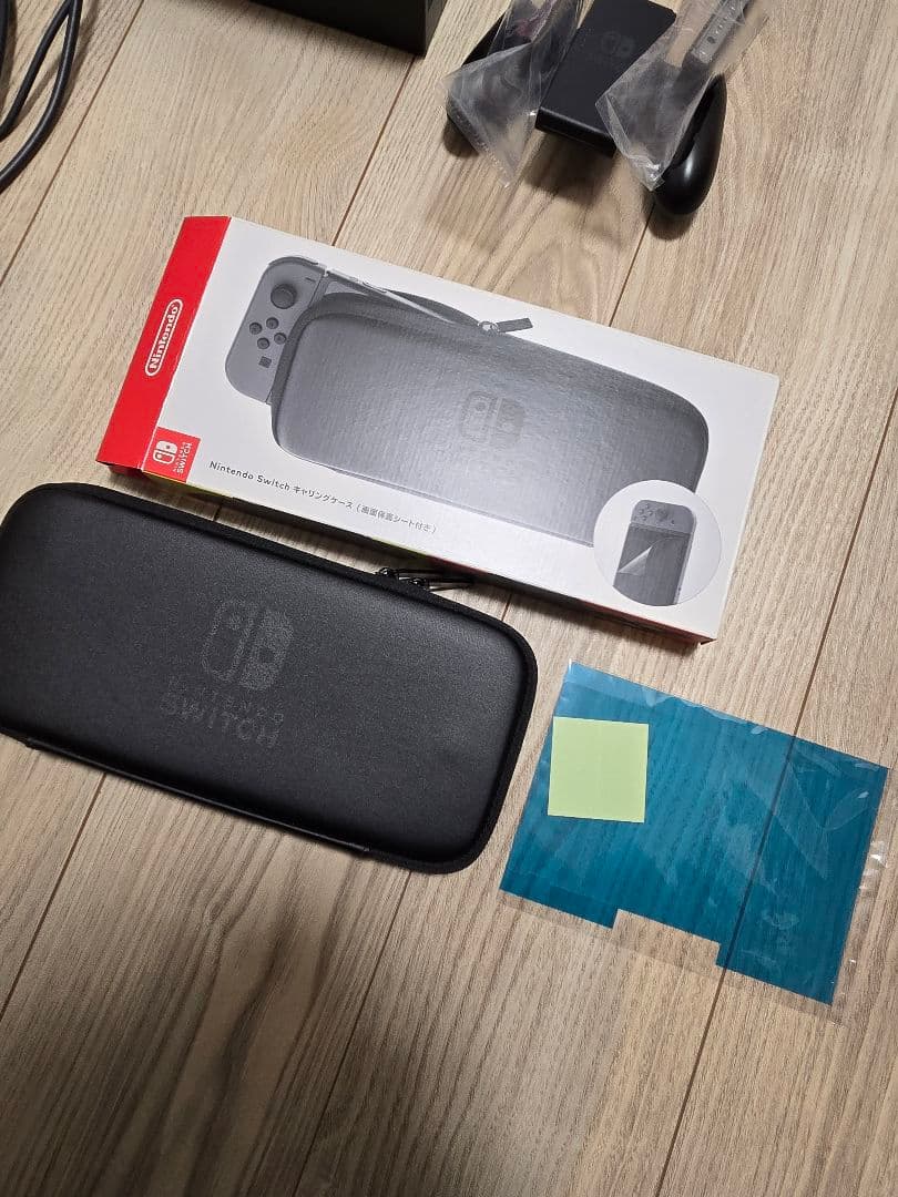 Nintendo Switch(バッテリー強化版) グレー 純正ケース付き