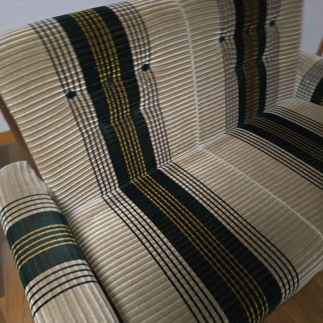 ☆ストライプ模様☆2人掛けソファ