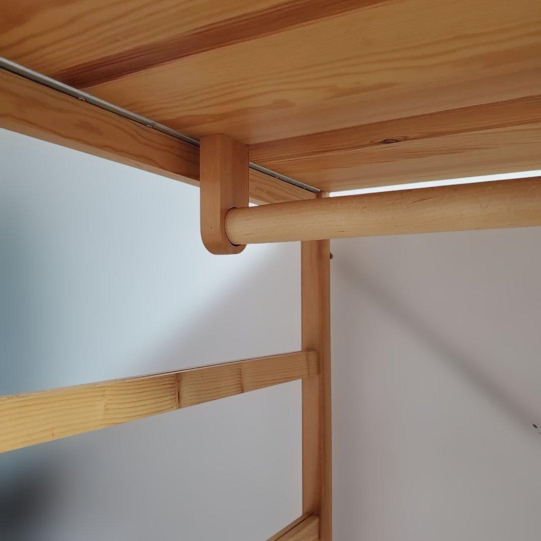 無印良品 パイン材ユニットシェルフ　ワードローブ