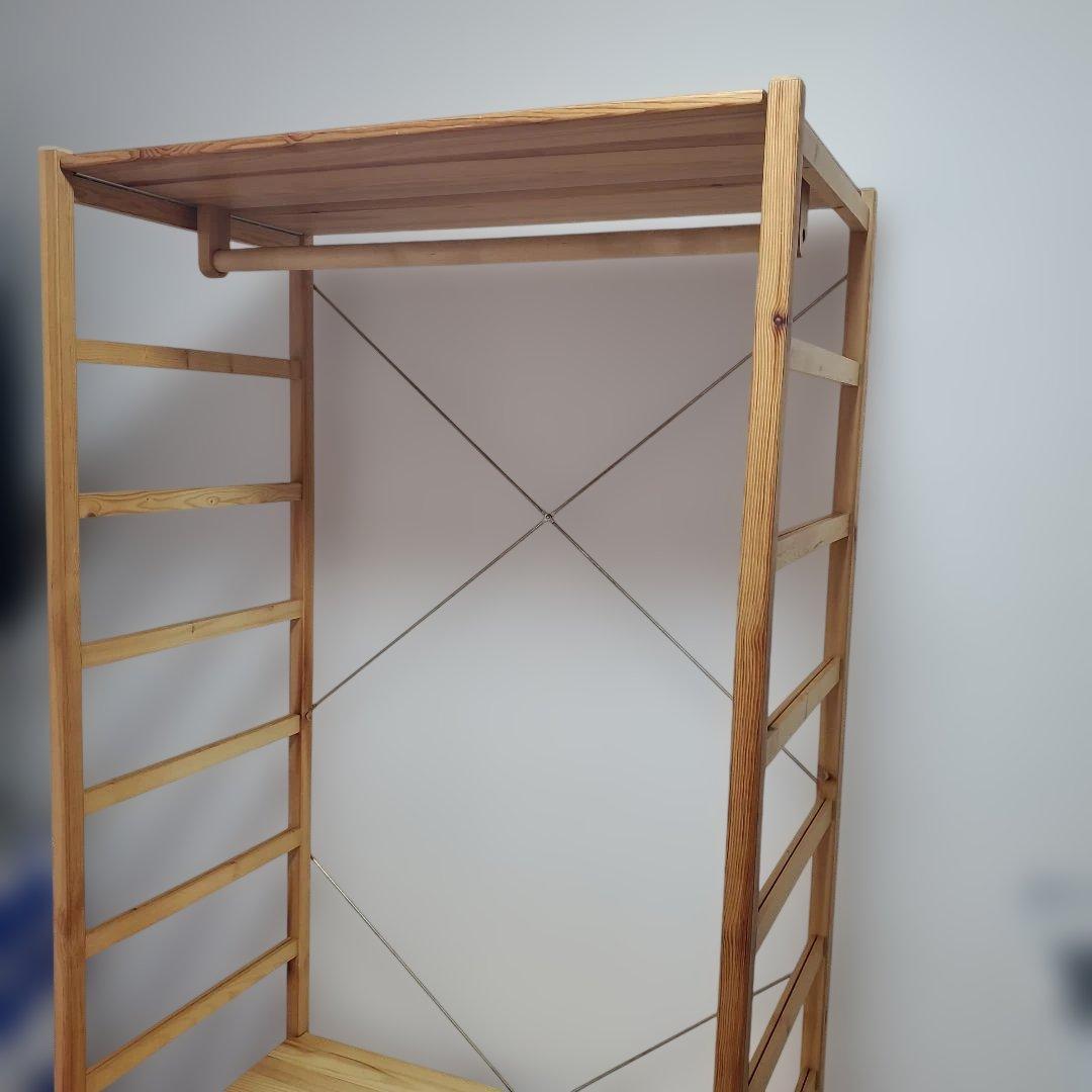 無印良品 パイン材ユニットシェルフ　ワードローブ