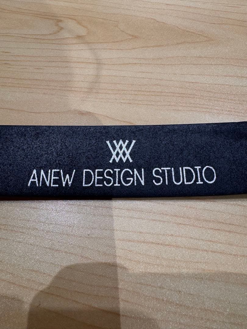 美USED ANEW GOLF メンズ パンチングレザーベルト アニューゴルフ