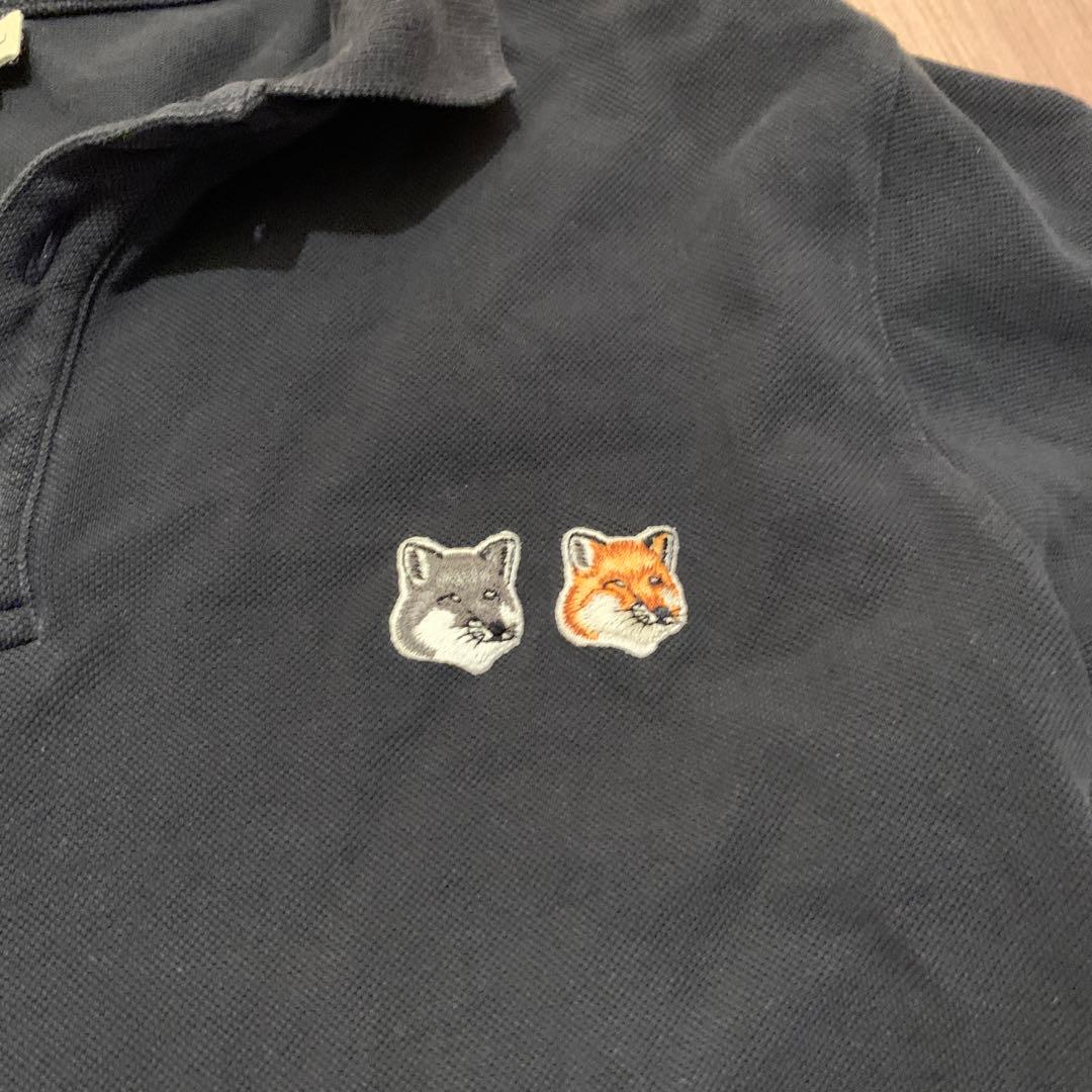 トップス maison kitsune double fox polo
