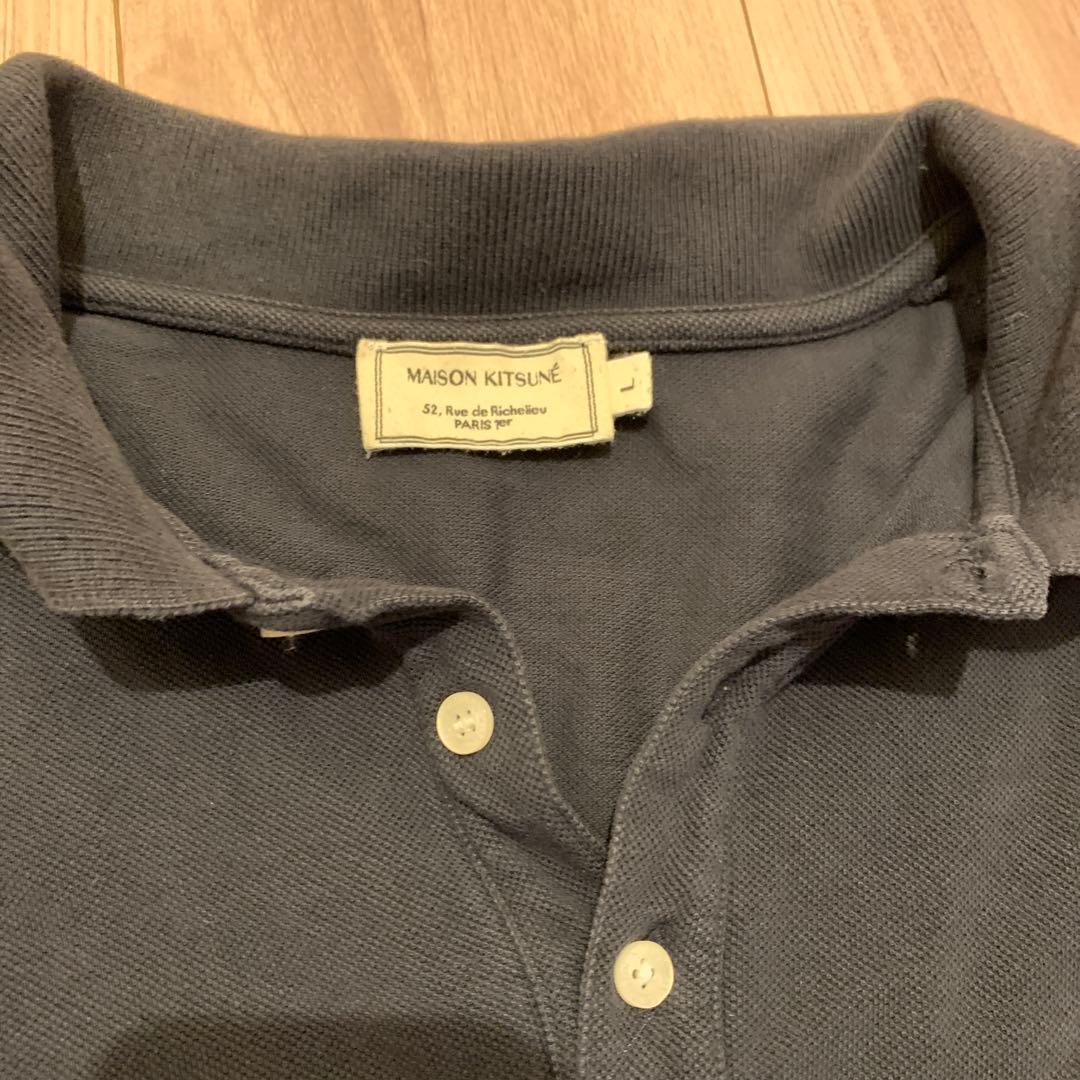トップス maison kitsune double fox polo