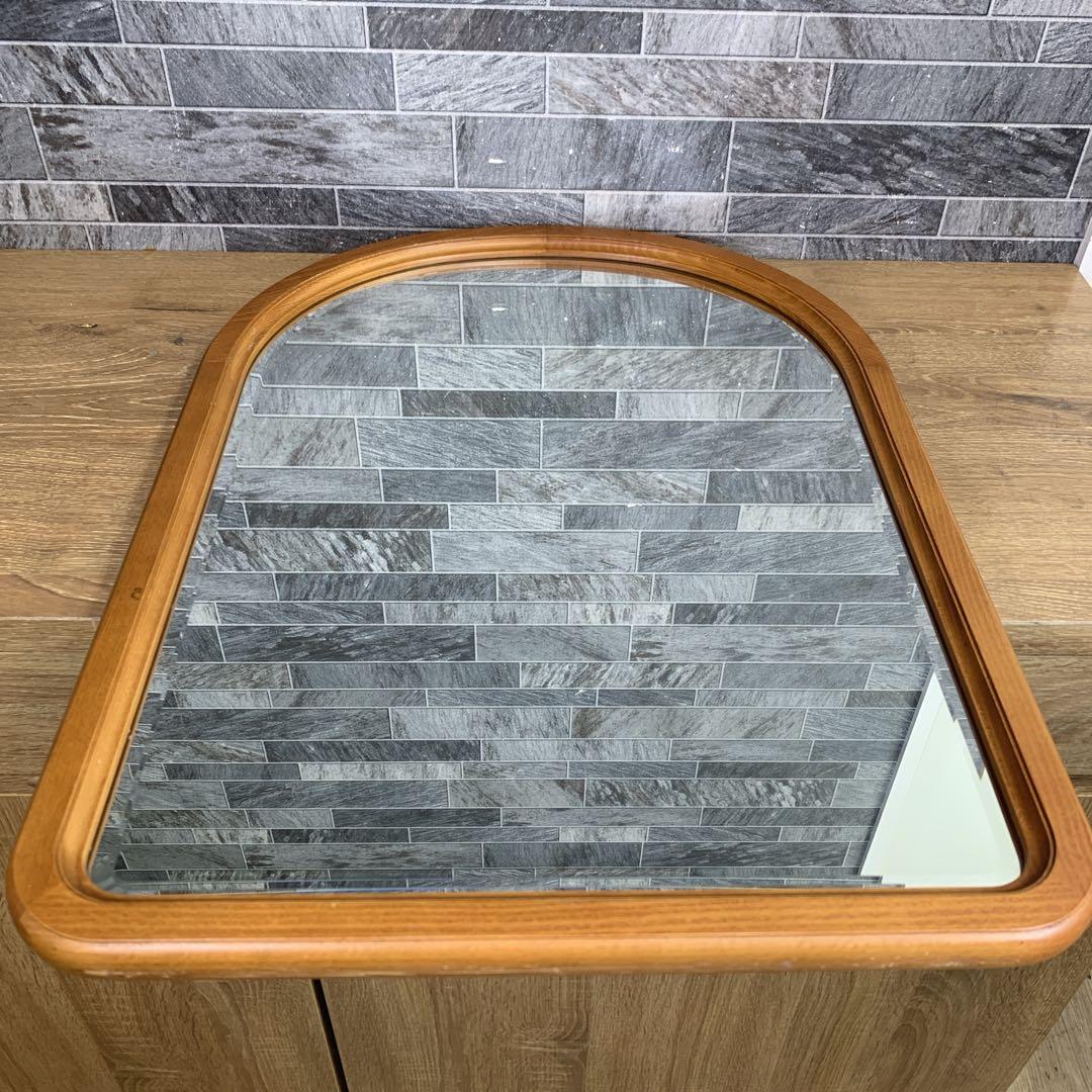 tamoカリモク karimoku　木製　壁掛け鏡　ウォールミラー　日本製