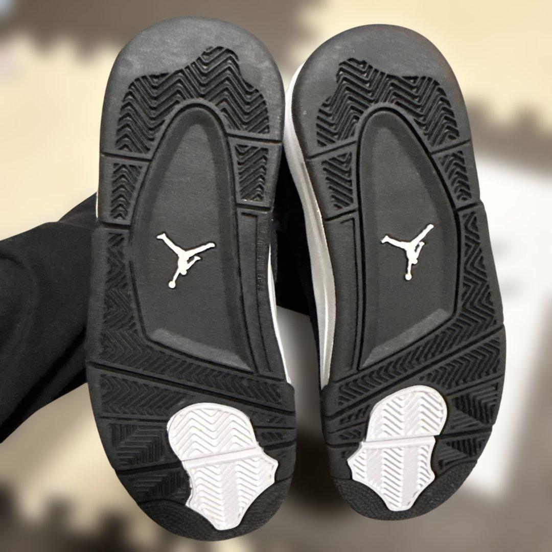 NIKE air jordan4 GS ホワイトサンダー　24.5