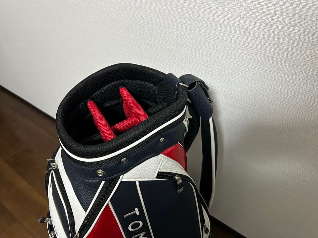 福岡太郎　  キャディバッグ ネイビー